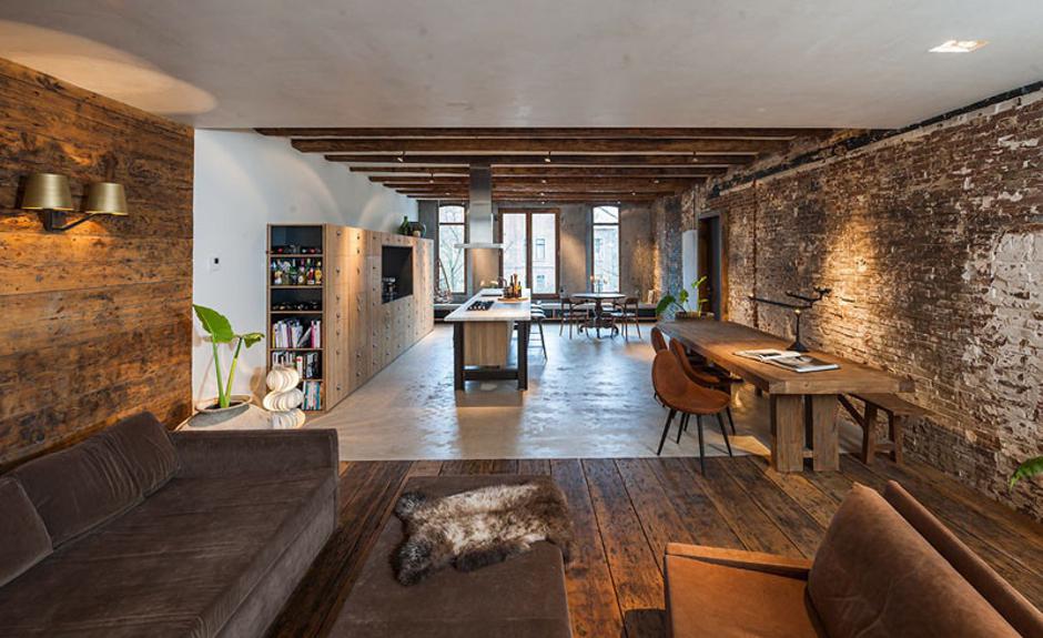 industrijski stil amsterdam stan