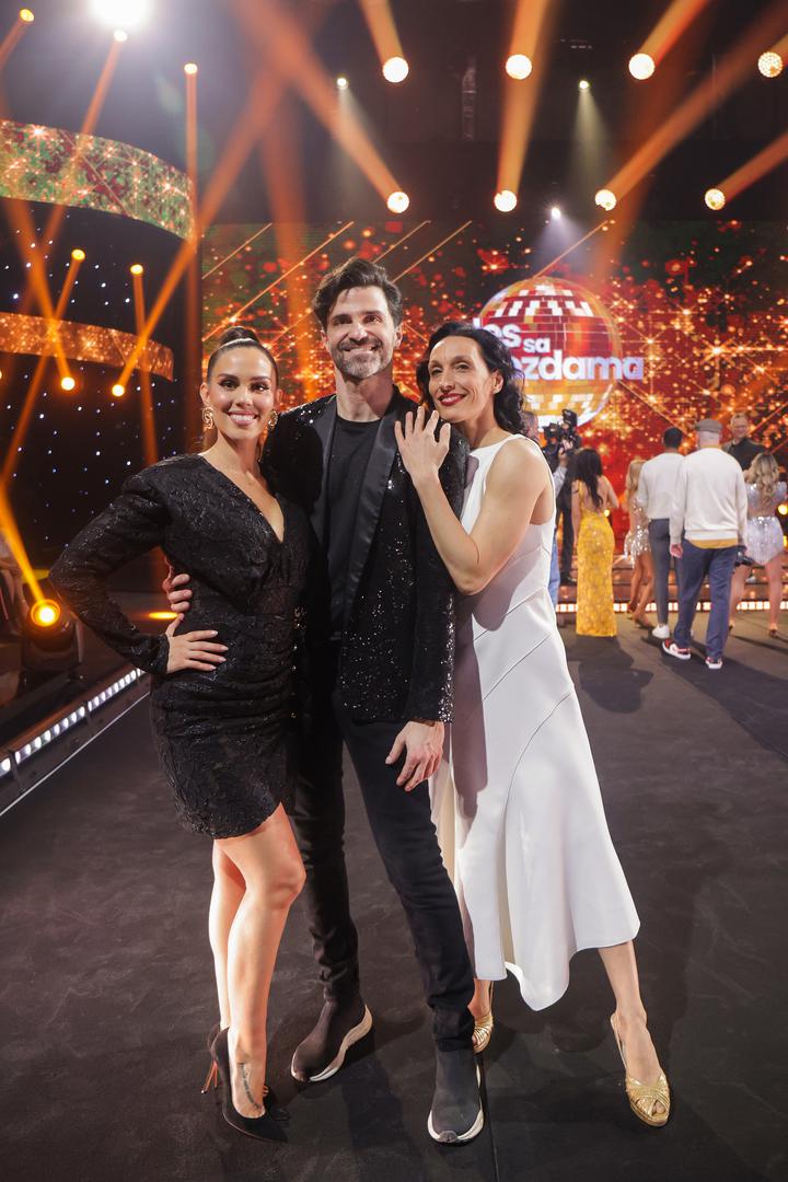 28.02.2023., Zagreb - Predstavljanje nove sezone showa Nove TV Ples sa Zvjezdama. Igor Barberic,  Larisa Lipovac Navojec, Franka Batelic Photo: Luka Stanzl/PIXSELL