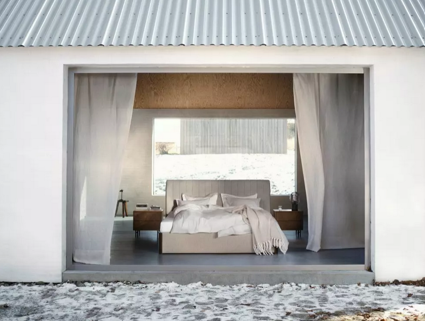 U Danskoj su spavaće sobe često velike kvadrature, s kvalitetnim krevetom kao središtem