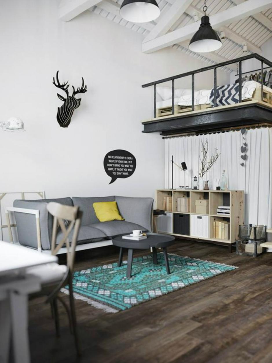 skandinavski stil loft u pragu