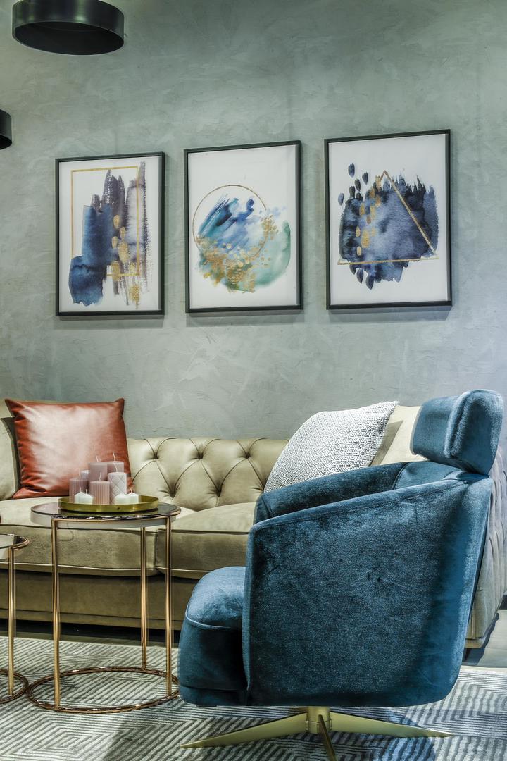 Baršun je trend koji je u domovima prisutan već nekoliko sezona, a nama se jako svidjela ova fotelja u odličnoj nijansi plave