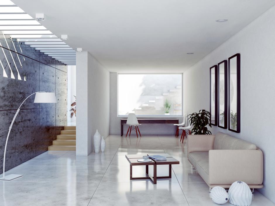 beton u interijeru